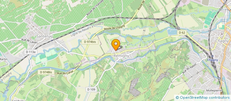 localisation de l'entreprise SOFIVIN  REMIGNY