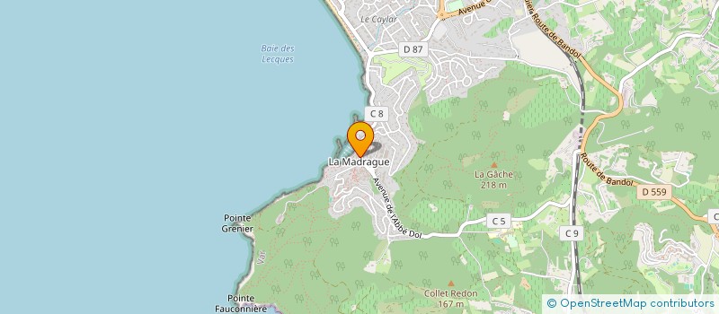 localisation de l'entreprise SOFIX à SAINT-CYR-SUR-MER