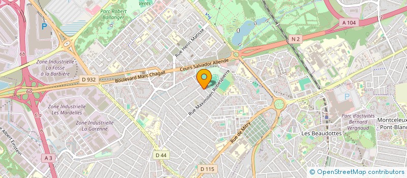 localisation de l'entreprise SOFIZA à AULNAY-SOUS-BOIS