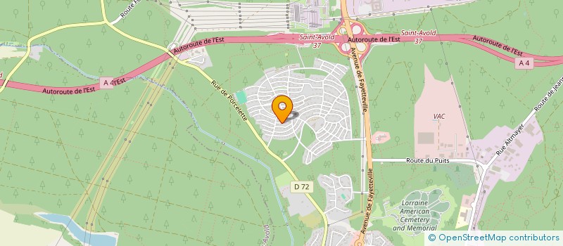 localisation de l'entreprise SOFIZIC  SAINT-AVOLD