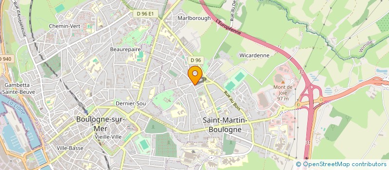 localisation de l'entreprise SOFLAND à SAINT-MARTIN-BOULOGNE