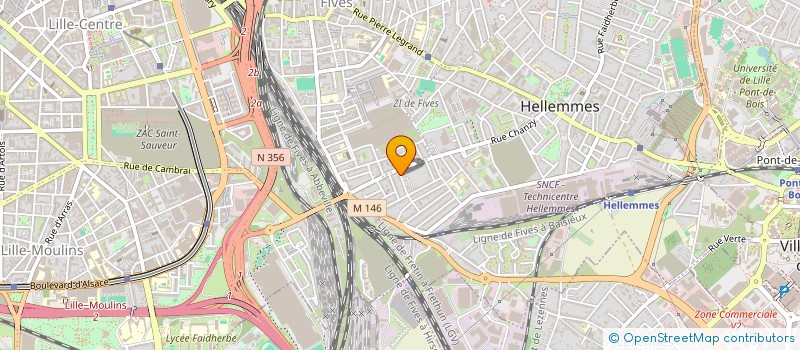 localisation de l'entreprise SOFLANDRE BATIMENT à LILLE