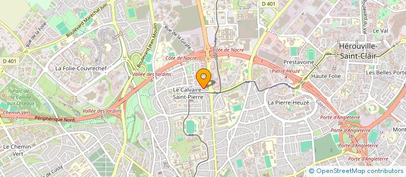 localisation de l'entreprise SOFLERS à CAEN