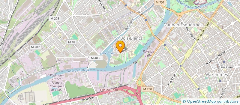 localisation de l'entreprise SOFLEURS  LILLE