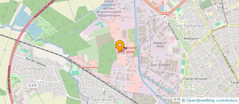 localisation de l'entreprise SOFLEX  SAINT-BRICE-COURCELLES