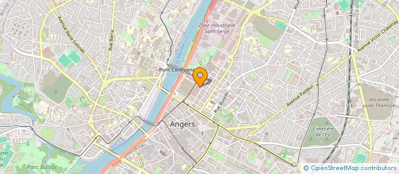 localisation de l'entreprise SOFLO à ANGERS