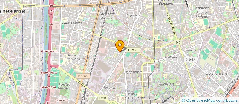 localisation de l'entreprise SOFLOAN  GRENOBLE