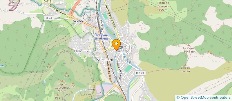 localisation de l'entreprise SOFLODELP à TARASCON-SUR-ARIEGE