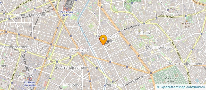 localisation de l'entreprise SOFLODIS à PARIS