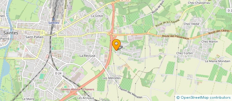 localisation de l'entreprise SOFMAT à SAINTES