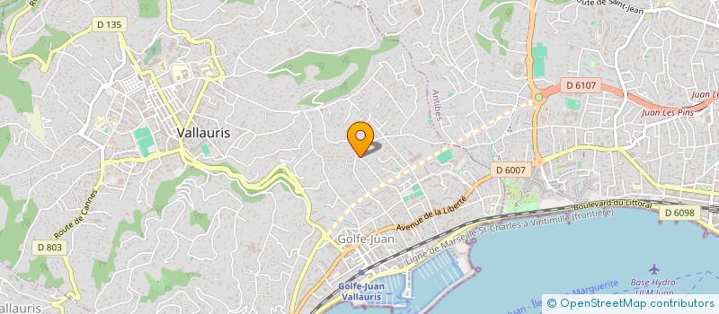 localisation de l'entreprise SOFMEC  VALLAURIS