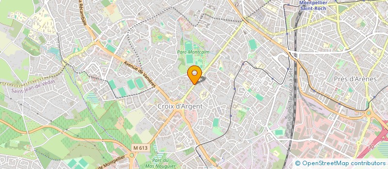 localisation de l'entreprise SOFOCAR LE VIEUX VILLAGE à MONTPELLIER
