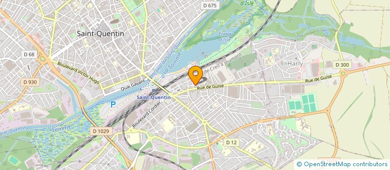localisation de l'entreprise SOFOMA à SAINT-QUENTIN