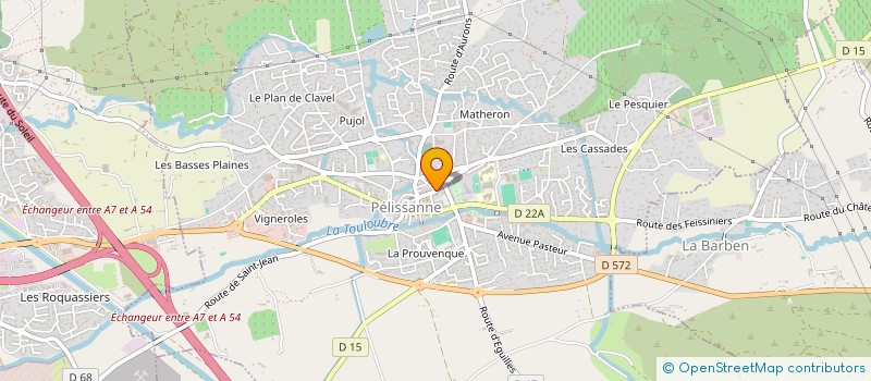 localisation de l'entreprise SOFOREST à PELISSANNE