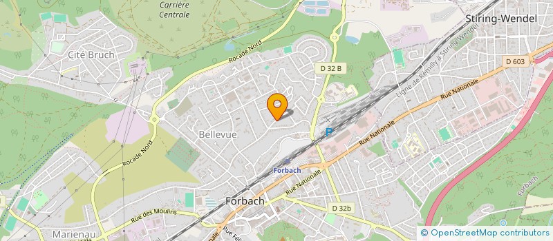 localisation de l'entreprise SOFORIM  FORBACH