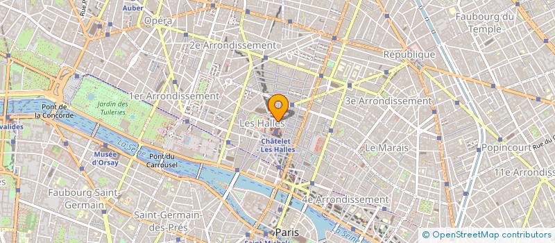 localisation de l'entreprise SOFORUM à PARIS