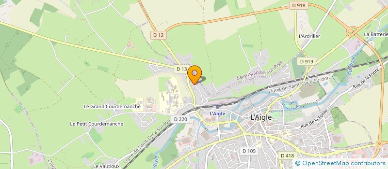 localisation de l'entreprise SOFPA S.A.R.L. à L'AIGLE