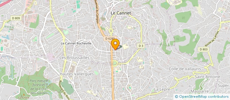 localisation de l'entreprise SOFPRO à LE CANNET