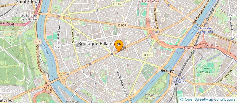localisation de l'entreprise SOFRA à BOULOGNE-BILLANCOURT