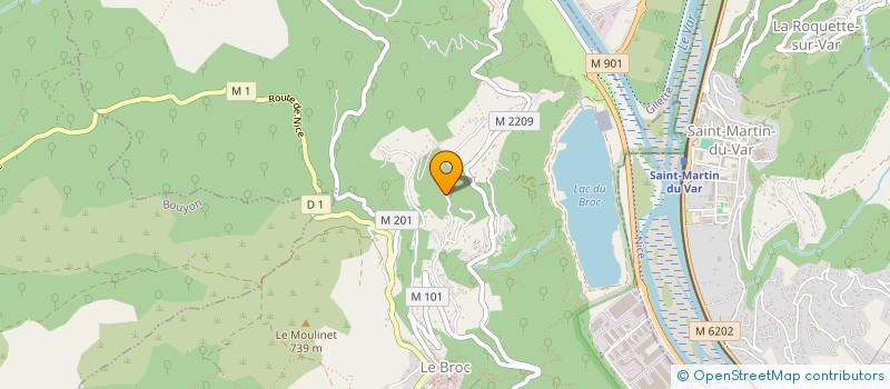 localisation de l'entreprise SOFRA  LE BROC