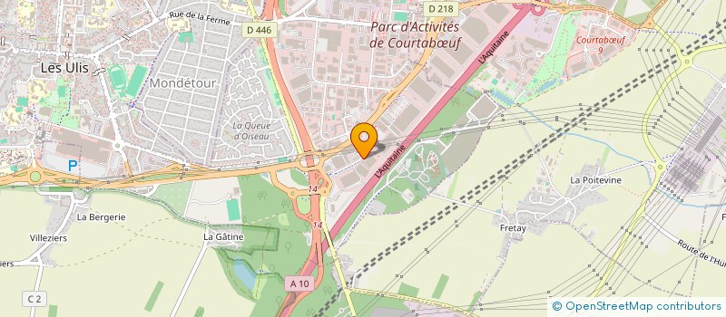 localisation de l'entreprise SOFRA  LES ULIS