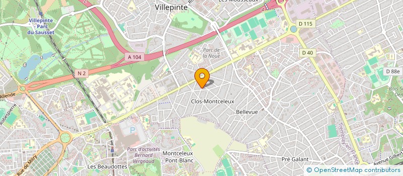 localisation de l'entreprise SOFRA GRILL à VILLEPINTE