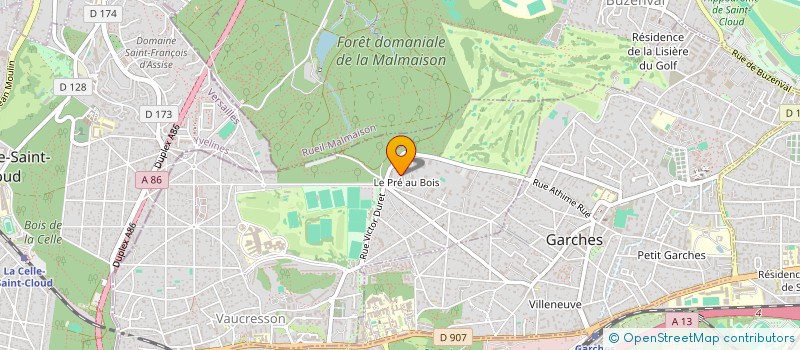 localisation de l'entreprise SOFRACO à VAUCRESSON
