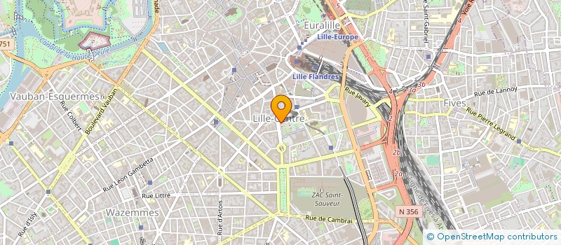 localisation de l'entreprise SOFRACO à LILLE