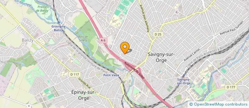 localisation de l'entreprise SOFRACOBAT à SAVIGNY-SUR-ORGE