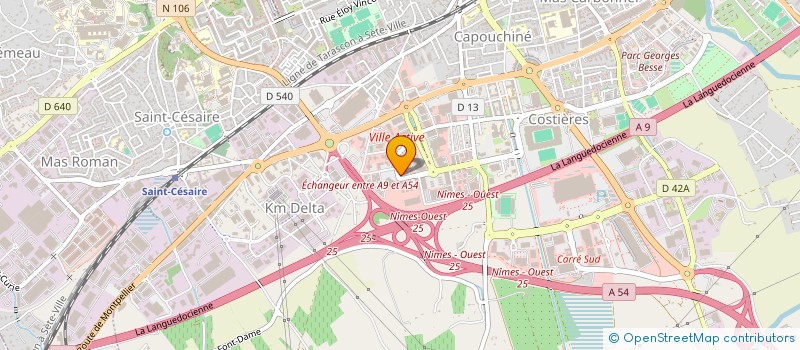 localisation de l'entreprise SOFRADE à NIMES