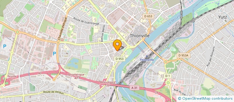 localisation de l'entreprise SOFRADEF à THIONVILLE