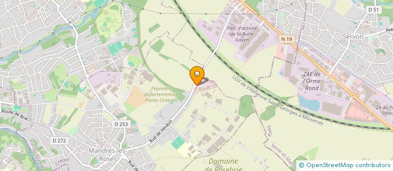localisation de l'entreprise SOFRADEP à MANDRES-LES-ROSES
