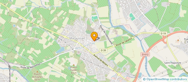 localisation de l'entreprise SOFRADI  MARAUSSAN