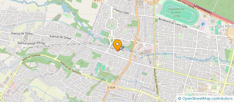 localisation de l'entreprise SOFRADI SUD OUEST à LONS