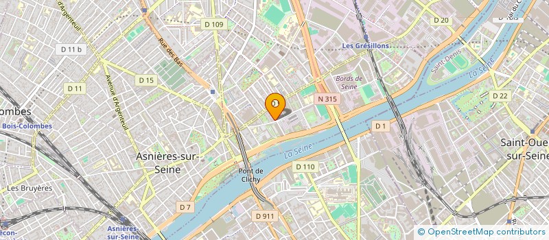 localisation de l'entreprise SOFRADIA à ASNIERES-SUR-SEINE