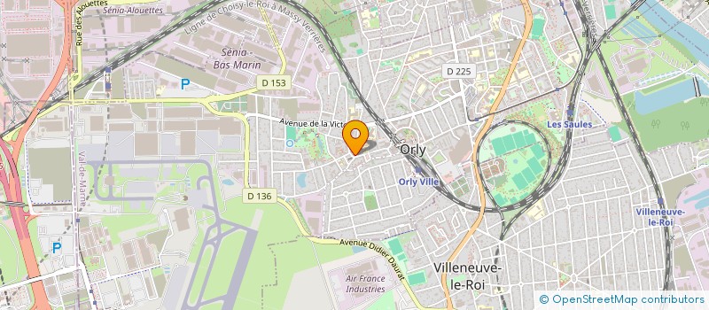 localisation de l'entreprise SOFRADIART à ORLY