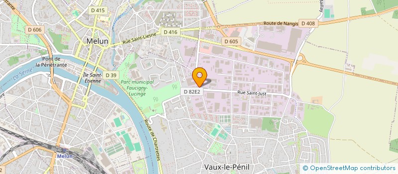 localisation de l'entreprise SOFRADIEC à VAUX-LE-PENIL