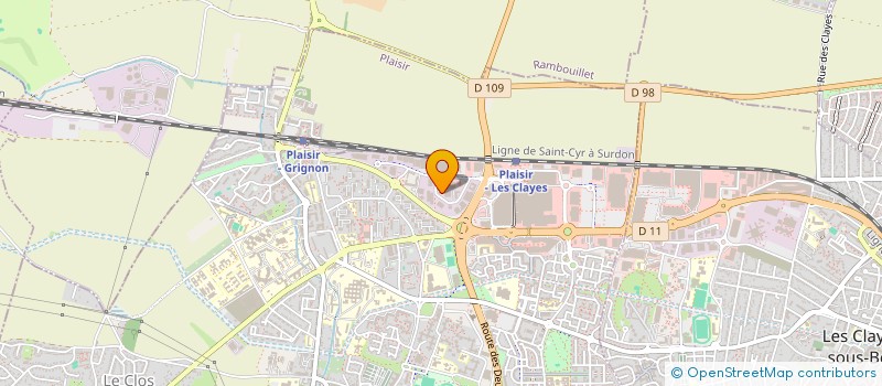 localisation de l'entreprise SOFRADIS INDUSTRIES  PLAISIR