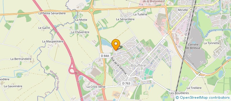 localisation de l'entreprise SOFRAFIX à MONTAIGU-VENDEE