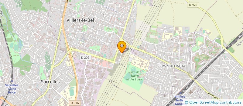 localisation de l'entreprise SOFRAGAZ à VILLIERS-LE-BEL