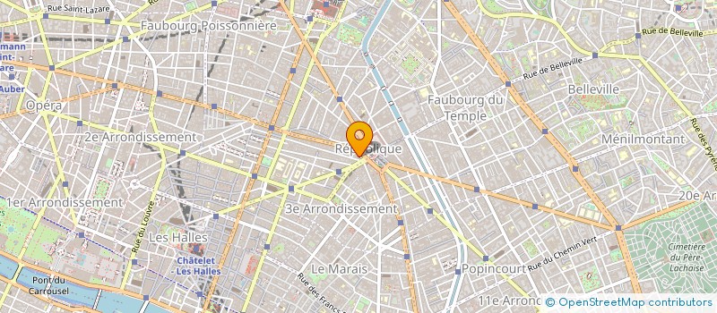 localisation de l'entreprise SOFRAGEC à PARIS