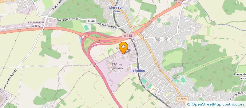 localisation de l'entreprise SOFRAICOME à FREPILLON