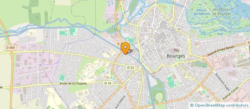 localisation de l'entreprise SOFRAIMMO  BOURGES