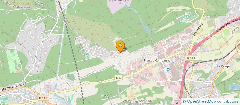 localisation de l'entreprise SOFRAL à LES PENNES-MIRABEAU