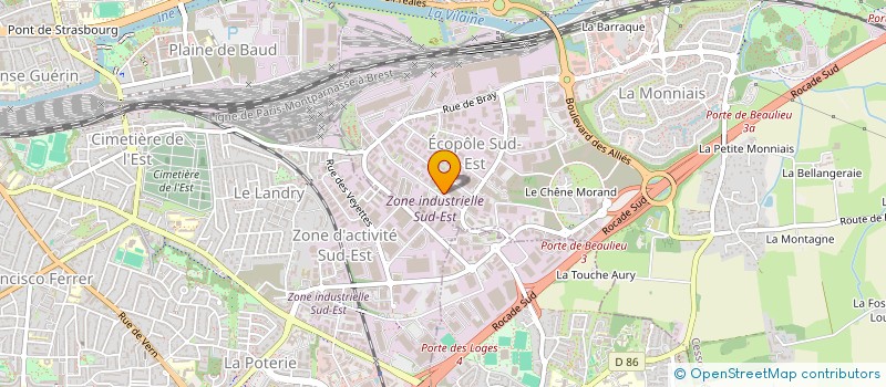 localisation de l'entreprise SOFRAL RENNES à CESSON-SEVIGNE