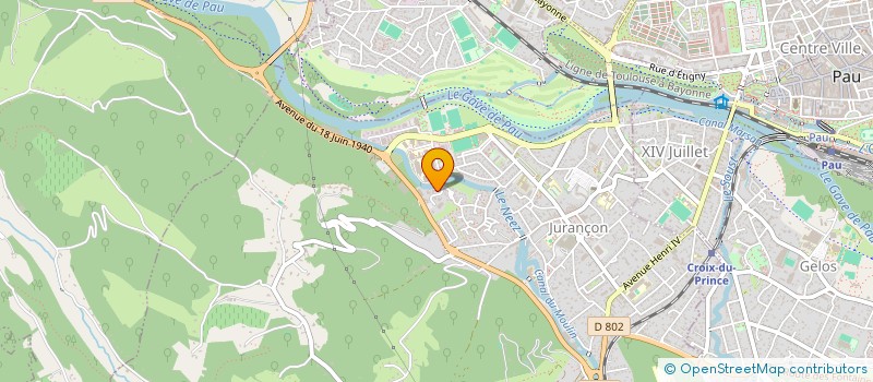 localisation de l'entreprise SOFRALU FONCIERE à JURANCON