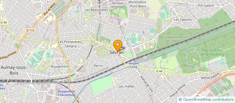 localisation de l'entreprise SOFRALUM à SEVRAN