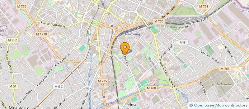localisation de l'entreprise SOFRAMAC à TOURCOING