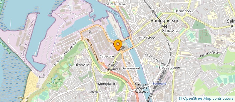 localisation de l'entreprise SOFRAMAR SOCIETE FRANCAISE MAREYAGE à BOULOGNE-SUR-MER