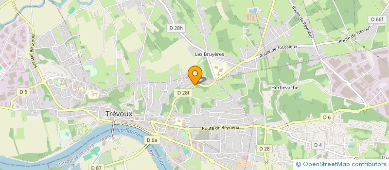 localisation de l'entreprise SOFRAME à TREVOUX